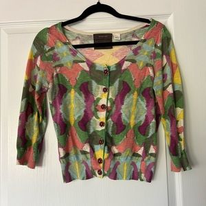 Guinevere colorful cotton cardigan